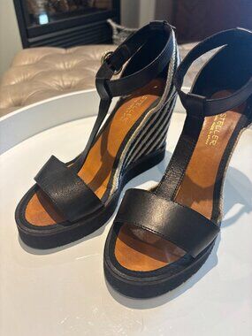 Spanish Castaler Leather Espadrilles - Size 40EU